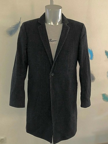 Manteau laine chevron hugo - chevron,
