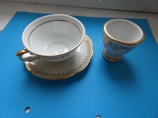 lot  coquetier  et tasse  porcelaine  de luxe napoleon 