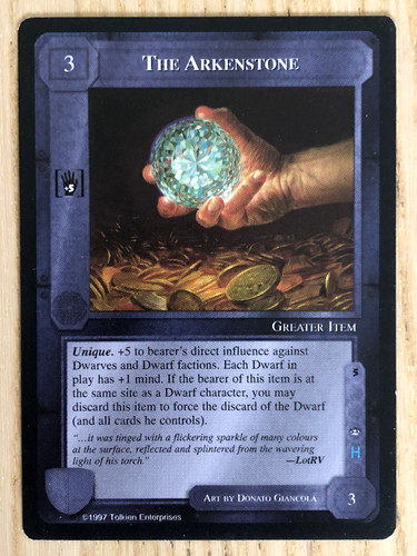 Meccg the arkenstone promo - meccg,