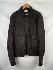 Blouson bombardier en cuir de