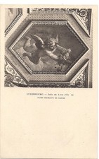 sénat luxembourg  salle du livre d'or figure décorative du plafond