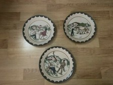 Ensemble de 3 assiettes