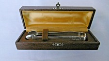 coffret pince a sucre en metal argente 