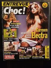 Magazine Entrevue/Choc Carmen Electra Janet Jackson Britney Spears Eminem Barbi
