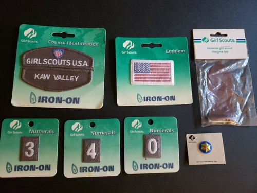 Lot vintage girl scout - lot/7,
