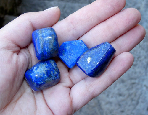 Lot pierres roulées lapis - lot,