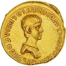 Néron, Aureus, 50-54, Rome