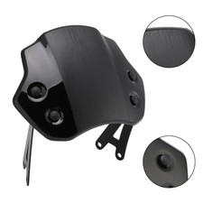 ABS Pare-Brise Saute-Vent pour SCRAMBLER 400 X 2024-2025 Noir