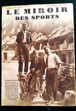 Miroir des Sports 6/09/1932; Le Belge Scherens champion du monde de vitesse