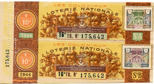 Billet loterie nationale - de,