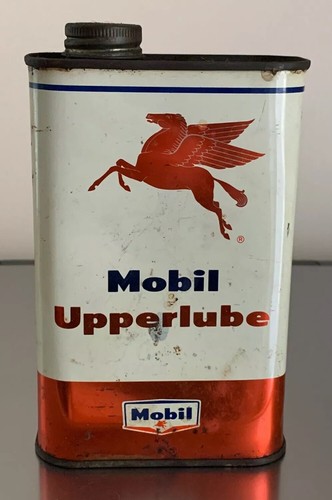Vintage 1pt mobil oil - vintage,