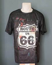 T-shirt homme Route 66 noir