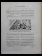 ENCYCLOPEDIE D'ARCHITECTURE n°5 1883 CONSERVATOIRE DES ARTS ET METIERS PARIS
