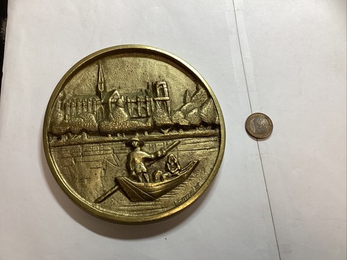 Medaille bronze signée - medaille,