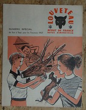 LOUVETEAU / REVUE SCOUT DE FRANCE - Vacances été 1957 / SCOUTISME