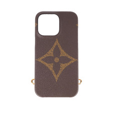 Coque luxe LOUIS VUITTON Bumper on the Strap Mng iPhone 13 Pro OP : 880 €