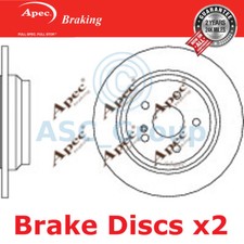 2x Apec BRAKING 300mm Uni OE