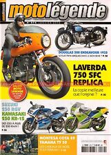 MOTO LEGENDE 274 KAWASAKI 250 KR1-S SUZUKI RGV LAVERDA 750 SFC AJS 500 Douglas