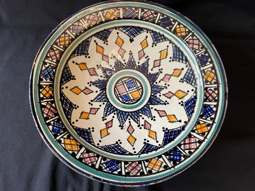 Bol poterie marocaine fait - bol,