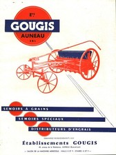Publicité ancienne semoirs à grains matériel agricole 1955 issue de magazine