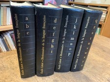 le littré en 4 volumes - dictionnaire de la langue française