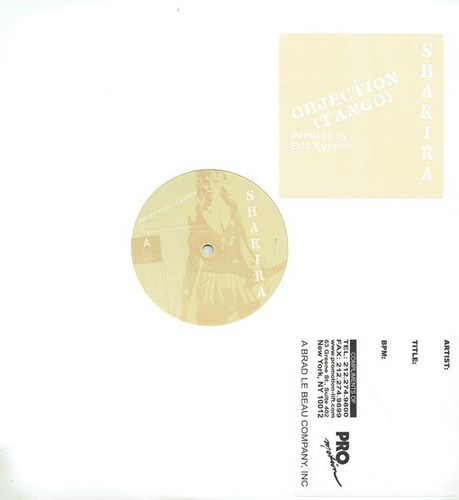 Shakira objection - objection, (tango)