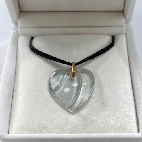 Collier cristal cœur de - cristal,