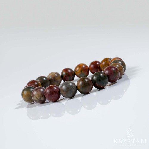 Red line turquoise bracelet - red,
