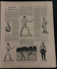 1899 LA VIE AU GRAND AIR N° 32 BOXE FRANÇAISE - COURSE AUTOMOBILE - TAUROMACHIE