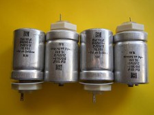  LOT OF 4 x 100uF @ 350 ~ 385V  RFT TUBE AMP CAPACITORS