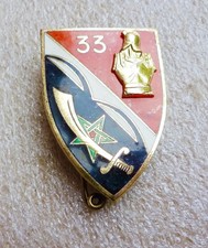 Insigne 33e Régiment du Génie (émail)