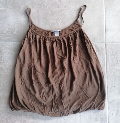 Débardeur femme marron fines