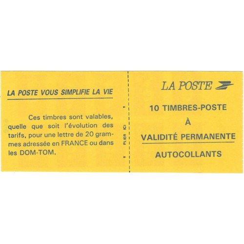 Carnet timbres marianne - 10,