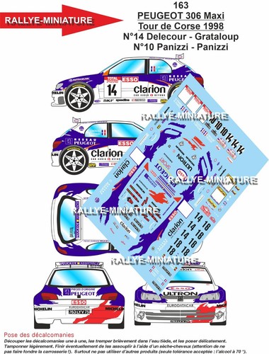 Decals ref 0163 peugeot - decals,
