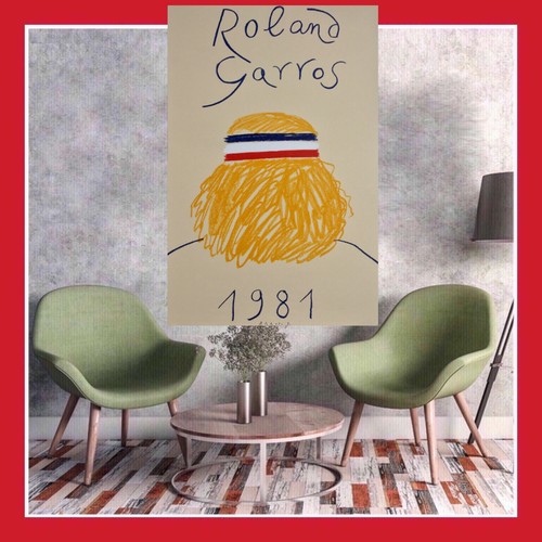 Repro affiche roland garros - affiche,