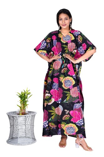 Robe maxi nuit coton - de,
