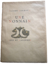 UNE NONNAIN - Valéry Larbaud - illustré par Maurice Brianchon