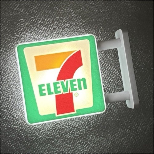 Magnet eleven lumineux - magnet, 7-eleven