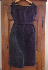 ROBE ANCIENNE FEMME SOIE - BELLE QUALITE - ANNEES 40/50