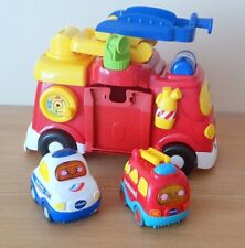 Vtech  camion pompier + 2 voitures tut tut bolide