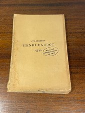 Livre Collection Henri Baudot