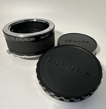 Komura Telemore 95 Objectif Tele Convertisseur pour Olympus OM-1 + Capuchons
