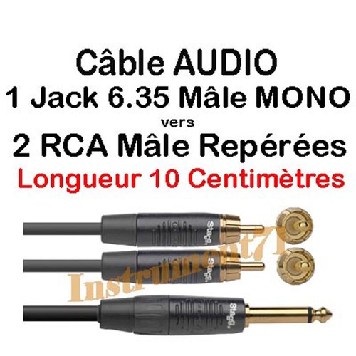 Câble jack mâle - jack,