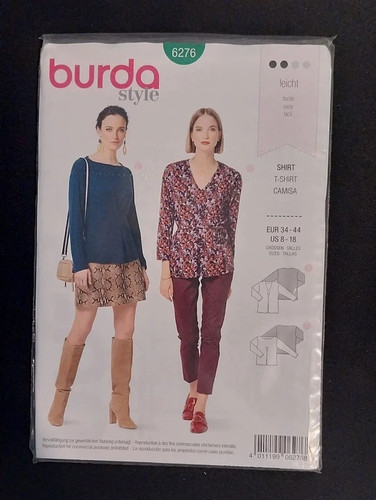 Patron burda shirt blouse - patron,