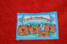 Etiquette tissée  - ours - 6,7 cm / 4 cm - couture - ÉCUSSON VETEMENT -