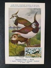 Carte Premier Jour 1960 Timbre Oiseaux Vanneau Huppé N° 1273 Oblitéré Paris 