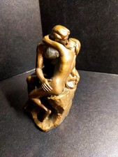 Statuette Bronze "LE BAISER" reproduction sculpture de RODIN en 1889