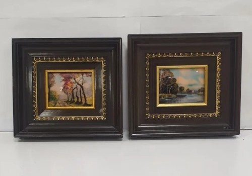 Tableau miniature sur cuivre - 2,