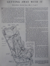 11/1954 ARTICLE + 3 PAGES MARTIN BAKER EJECTION SEAT MK.2 MK.3 MK.4