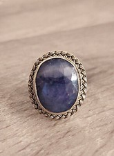 BAGUE RACINE DE SAPHIR ET